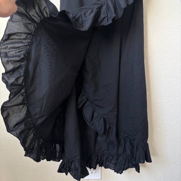 A Shirt Thing Ruffle Trim True Wrap Midi Dress - Picture 8 of 14